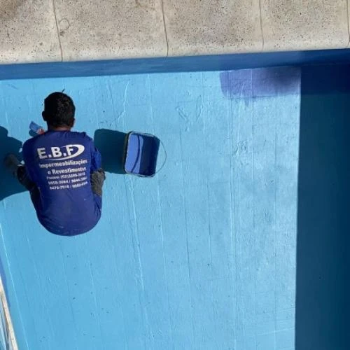 Impermeabilização de piscina de concreto