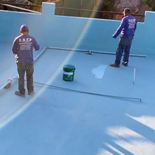Impermeabilização de piscina elevada